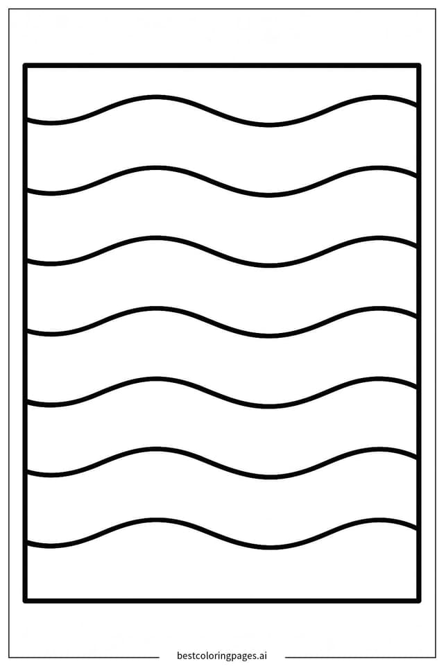 Vibrant Stripes Coloring Page