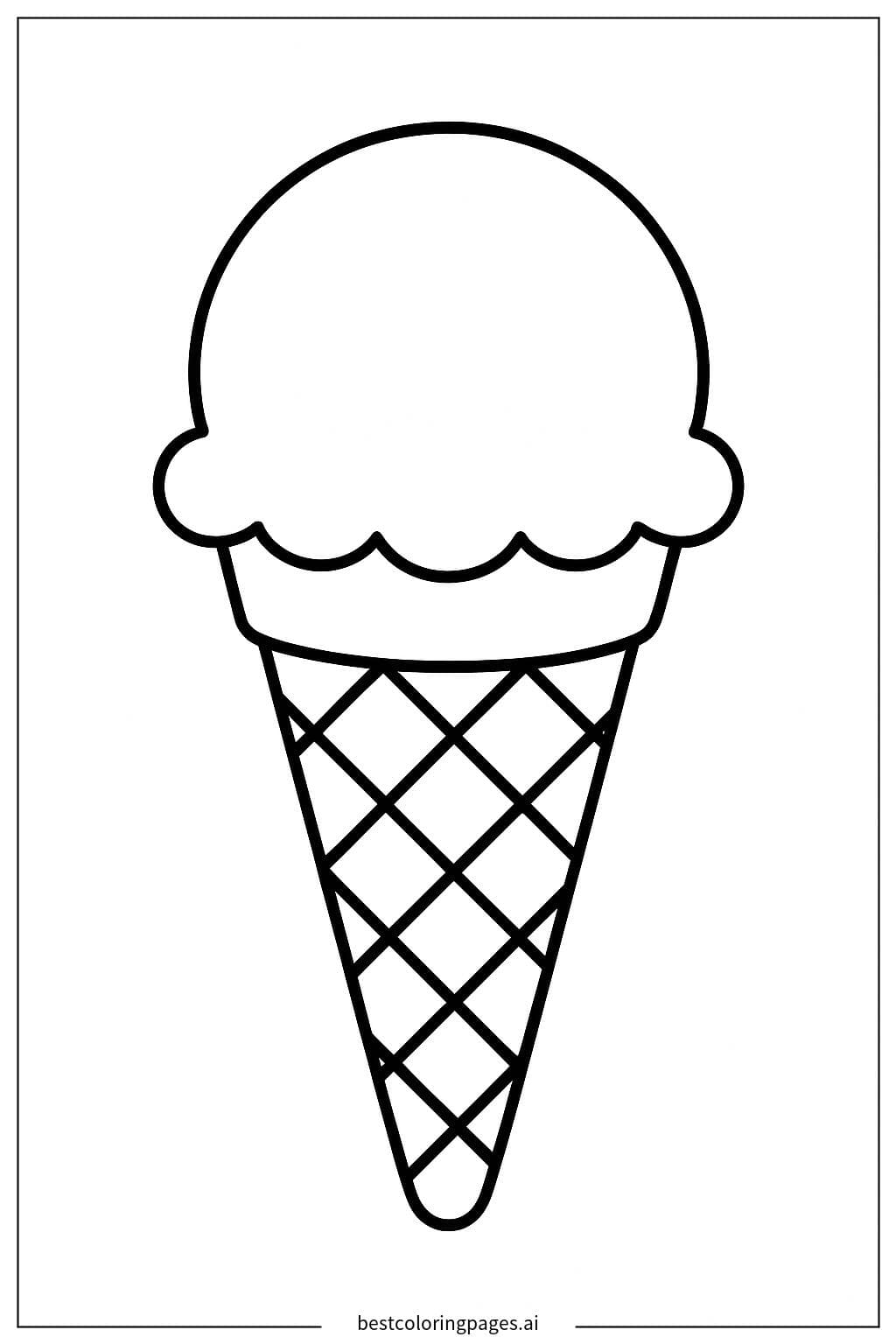 Delightful Ice Cream Cone
