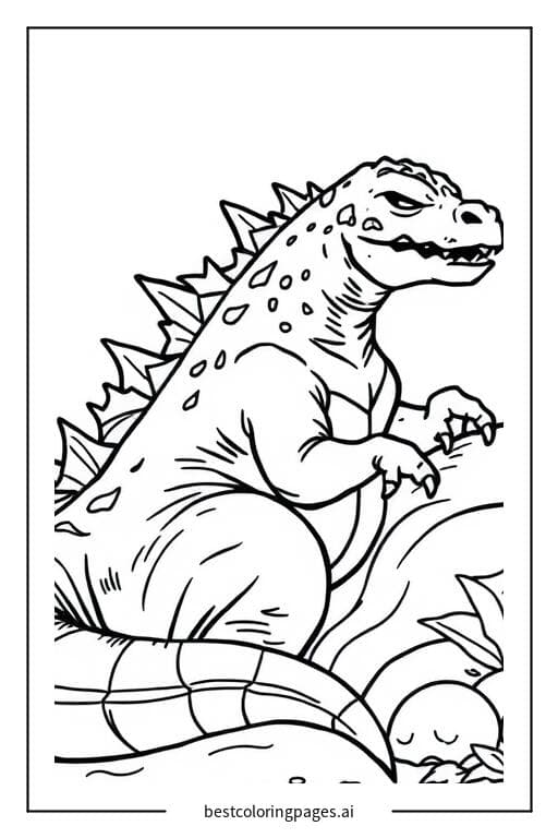 Sleeping Godzilla