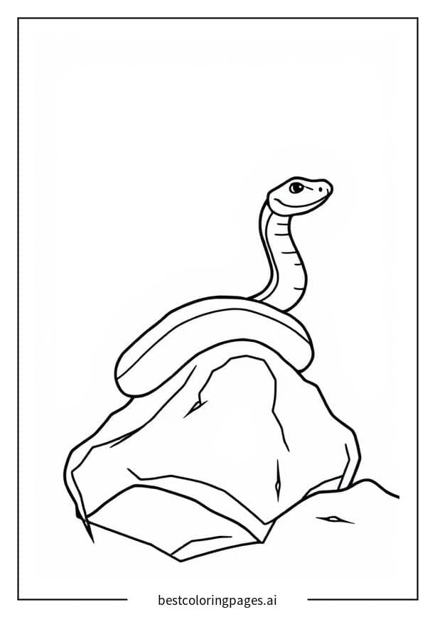 Snake on a Rock