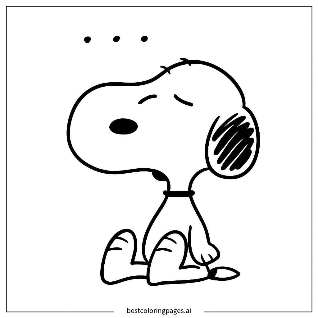 Snoopy's Dreamy Moment