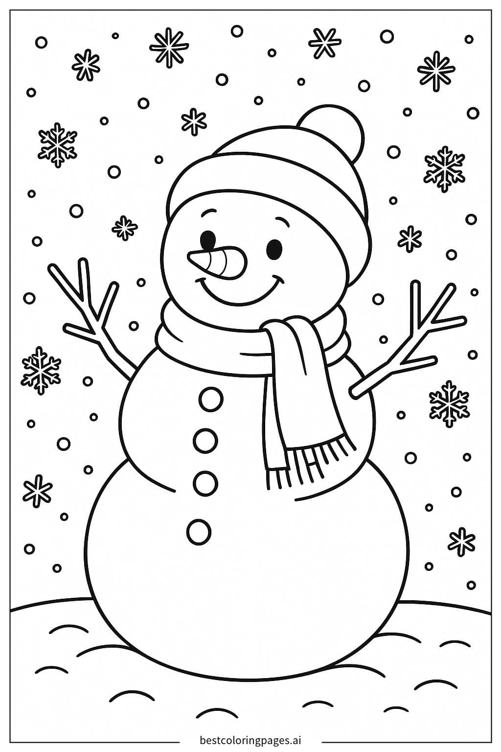 微笑的雪人