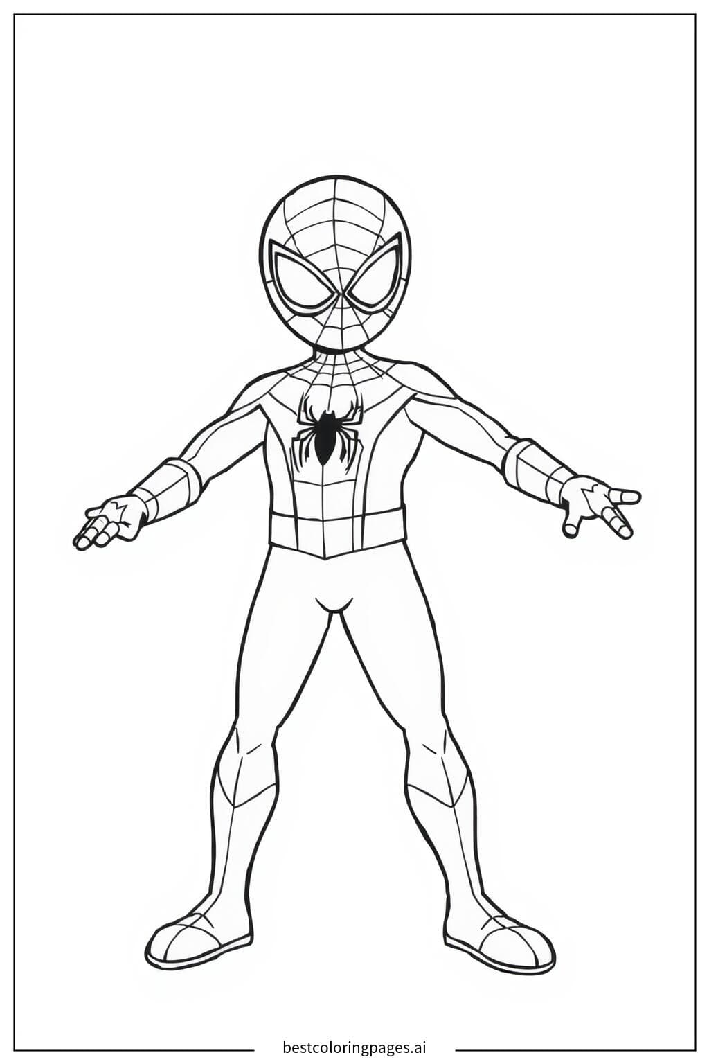 Spiderman de Pie