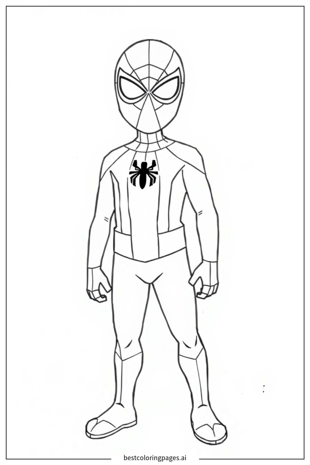 Spiderman mit Maske
