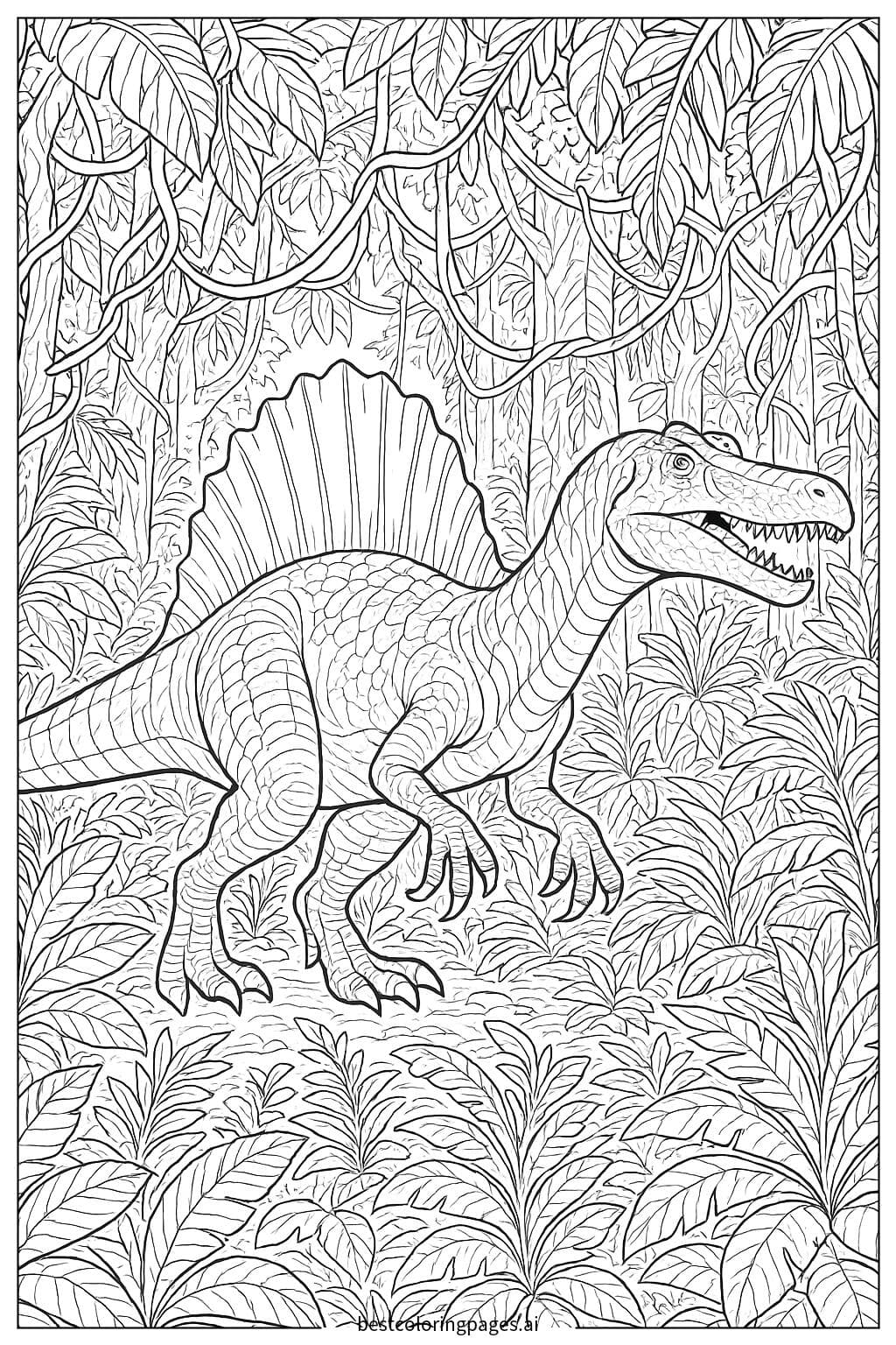 スピノサウルスの古代ジャングル探検
