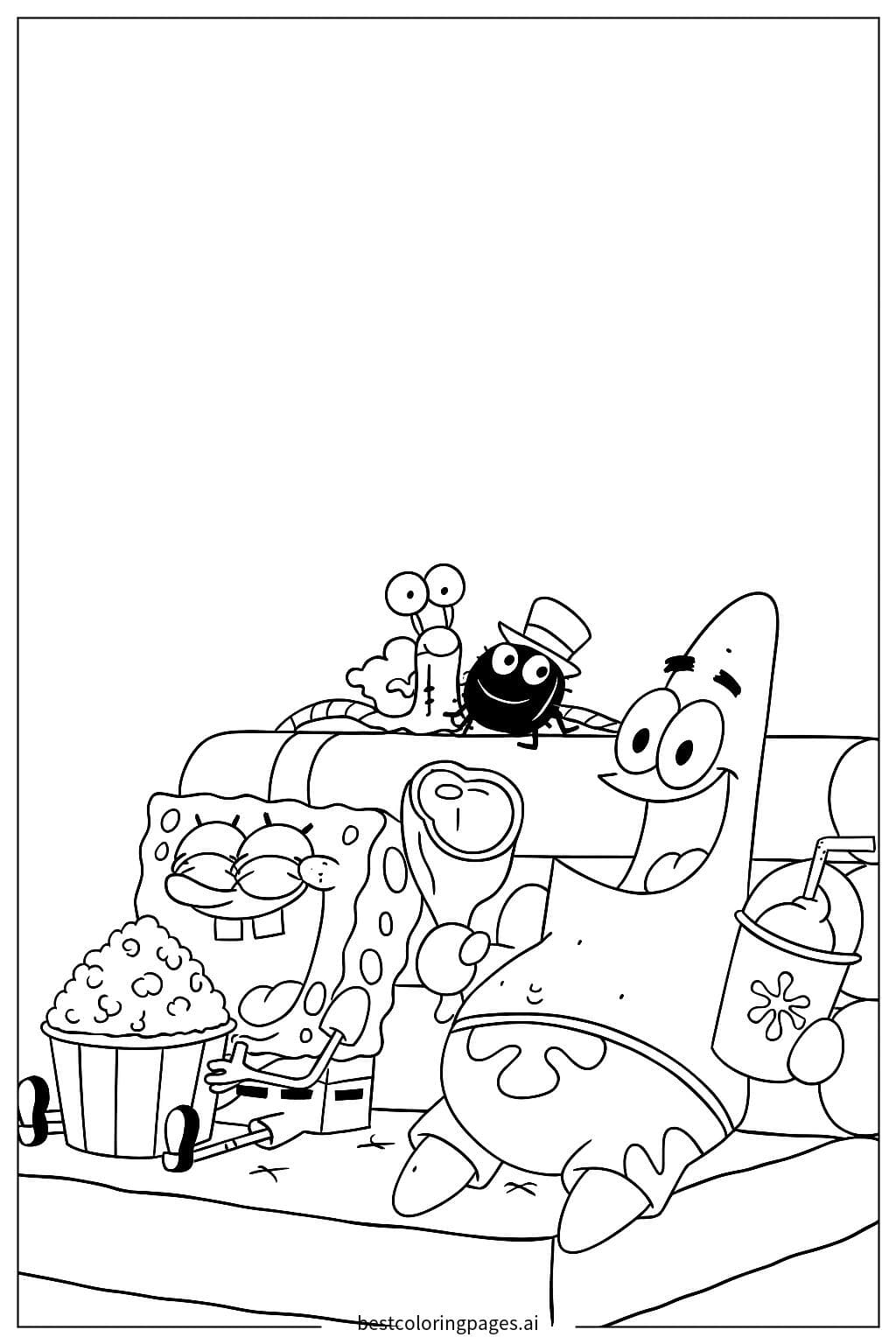 SpongeBob's Underwater Movie Night Adventure