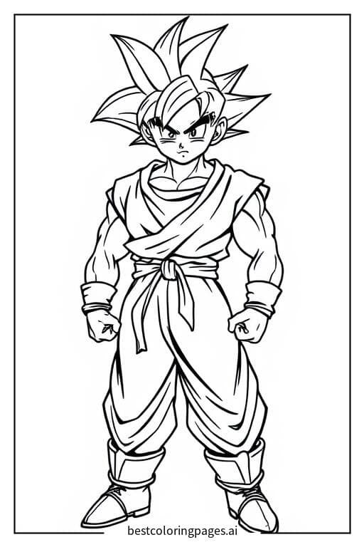 Standing Goku