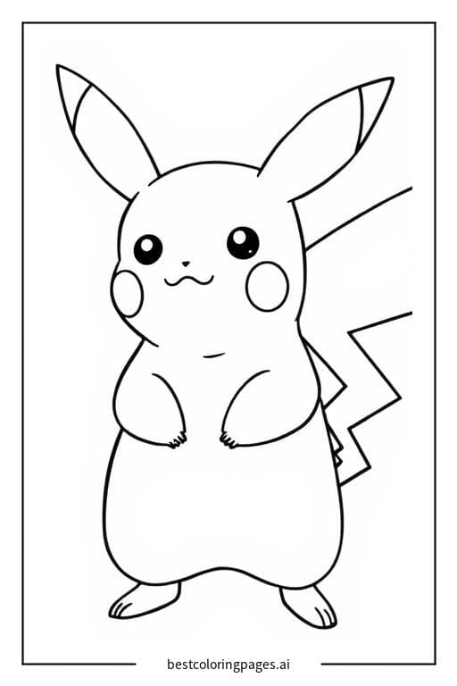 Charming Pikachu Standing