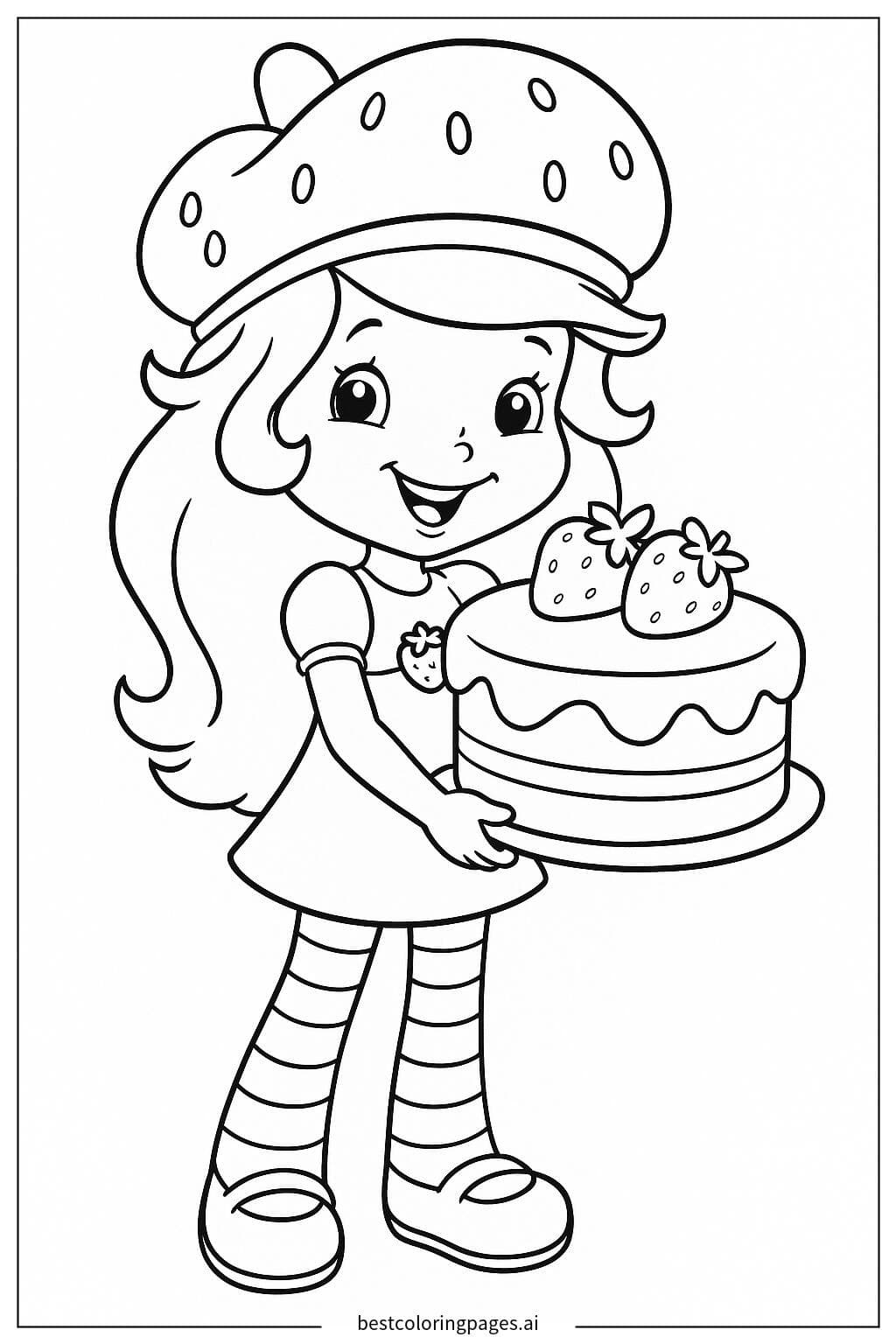 Strawberry Shortcake with a Delicious Cake