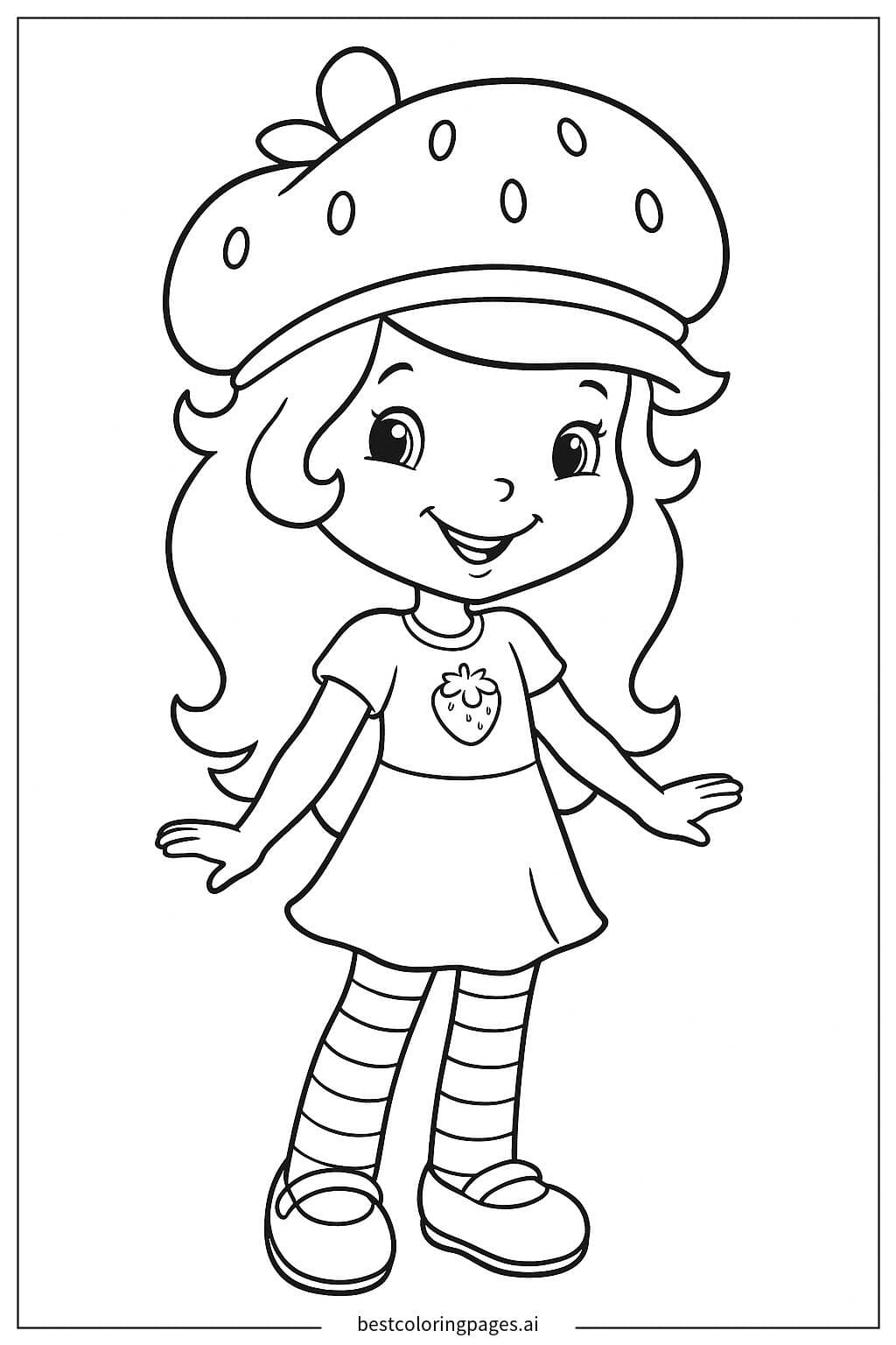 Strawberry Shortcake Smiling