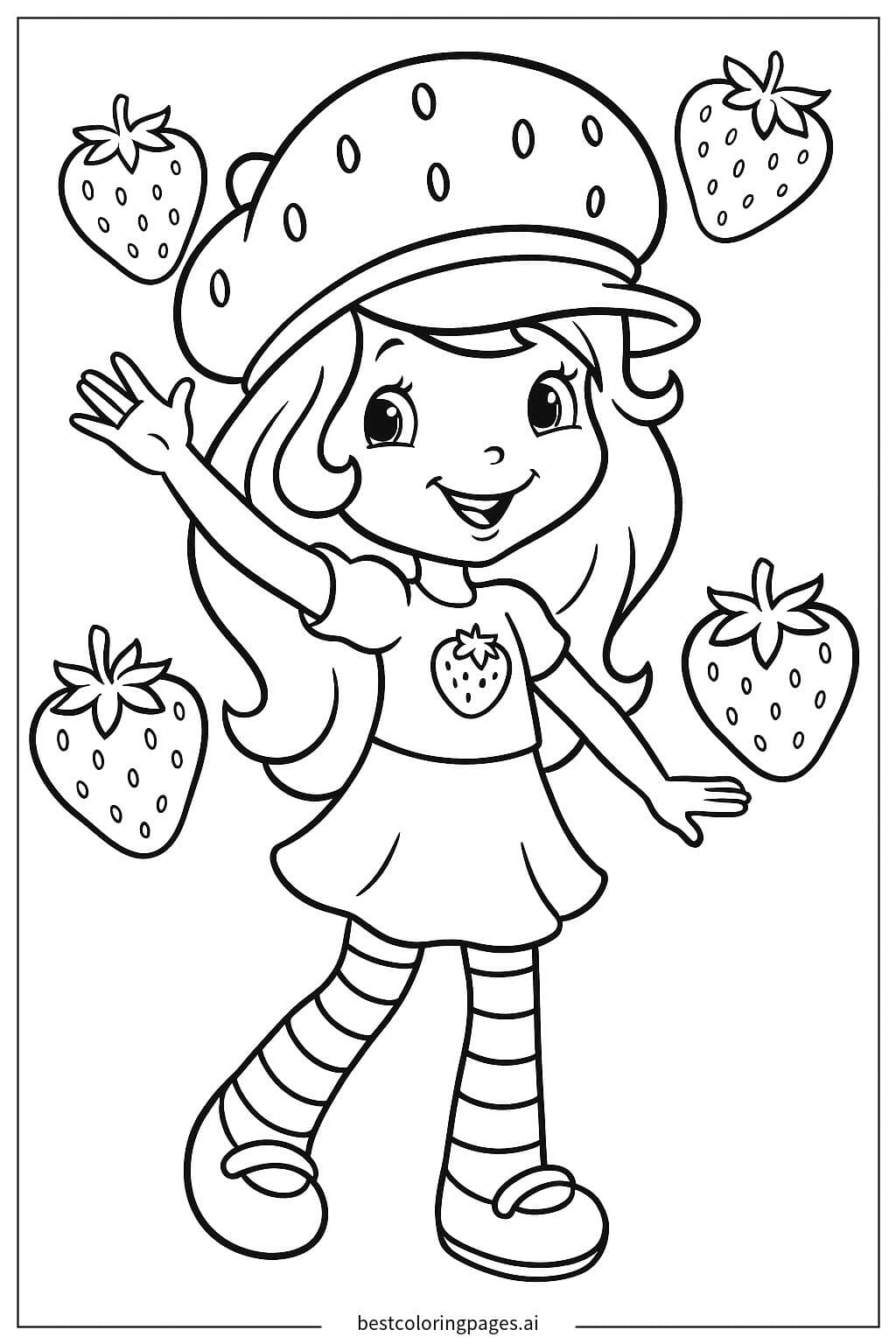 Strawberry Shortcake Waving