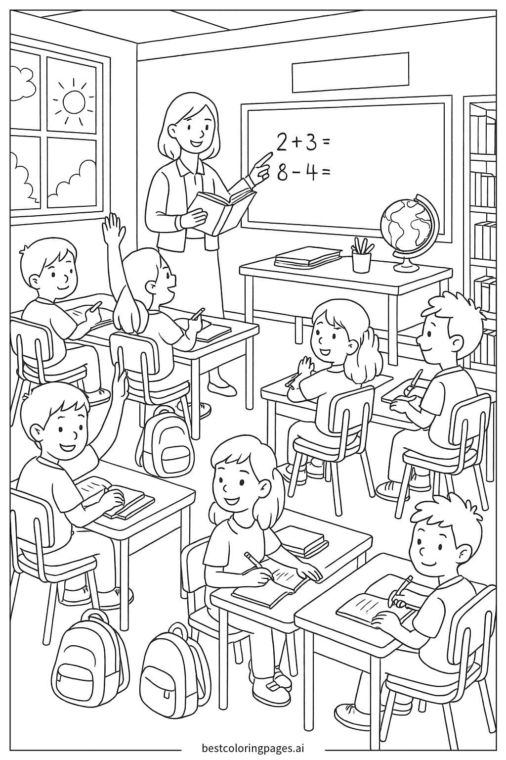 Students Engaged in Classroom Learning