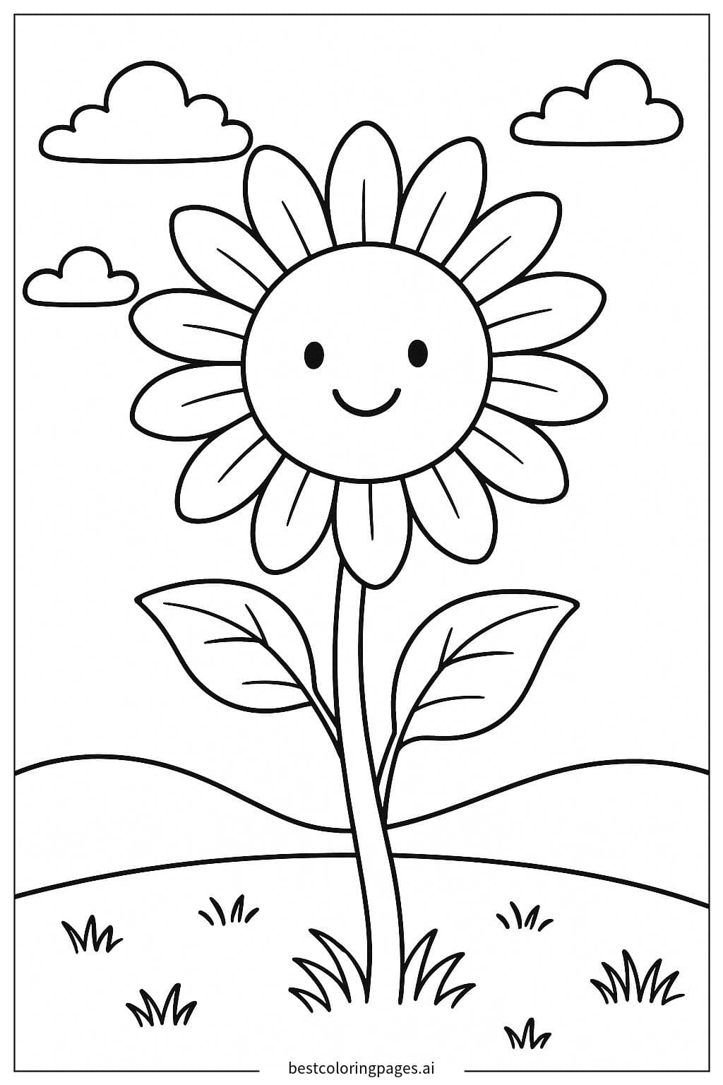 Lächelnde Sonnenblume