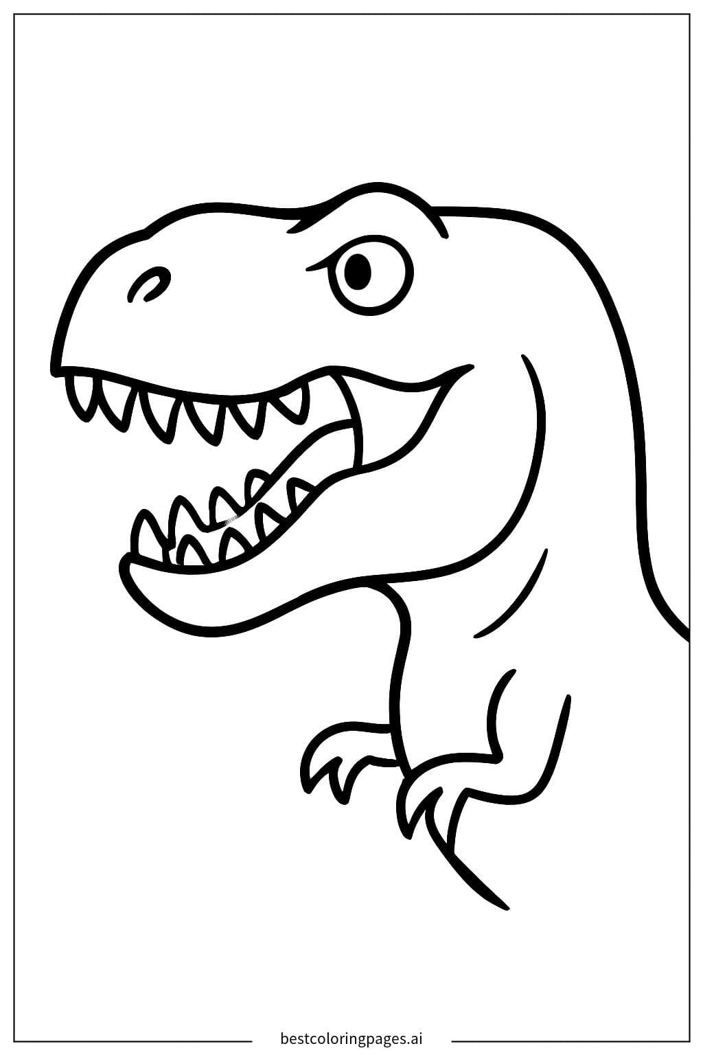 Perfil da Cabeça do T-Rex