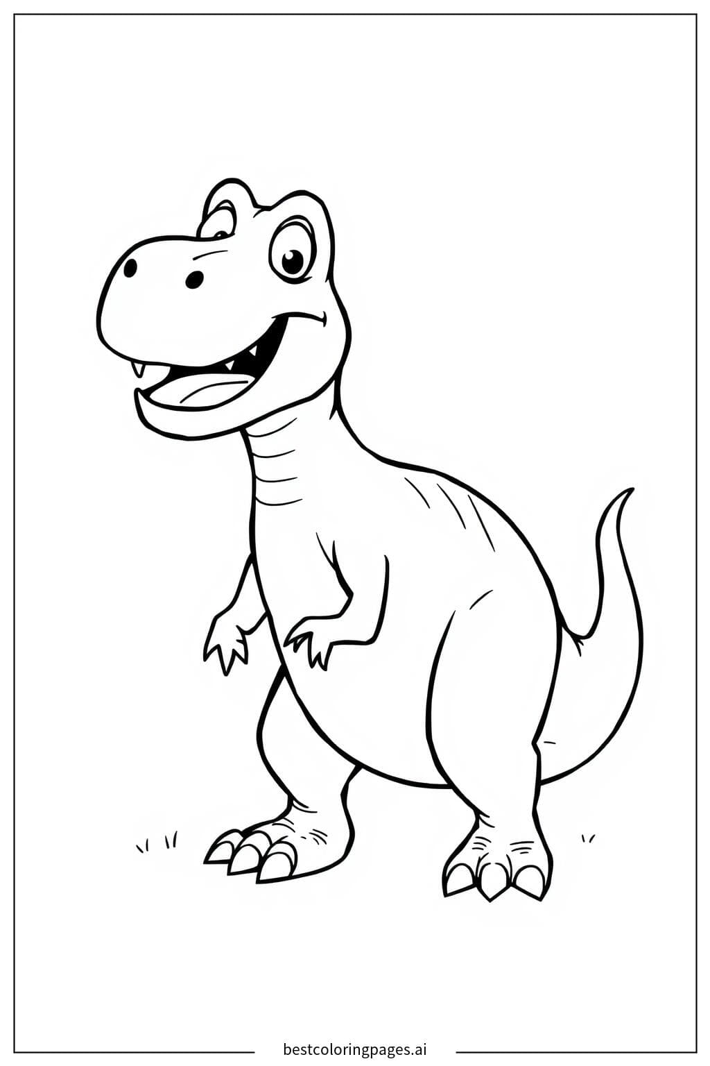 Lächelnder T-Rex