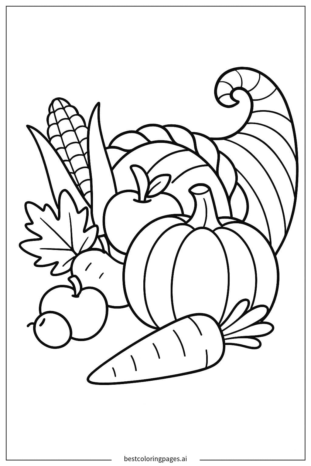 Thanksgiving Füllhorn