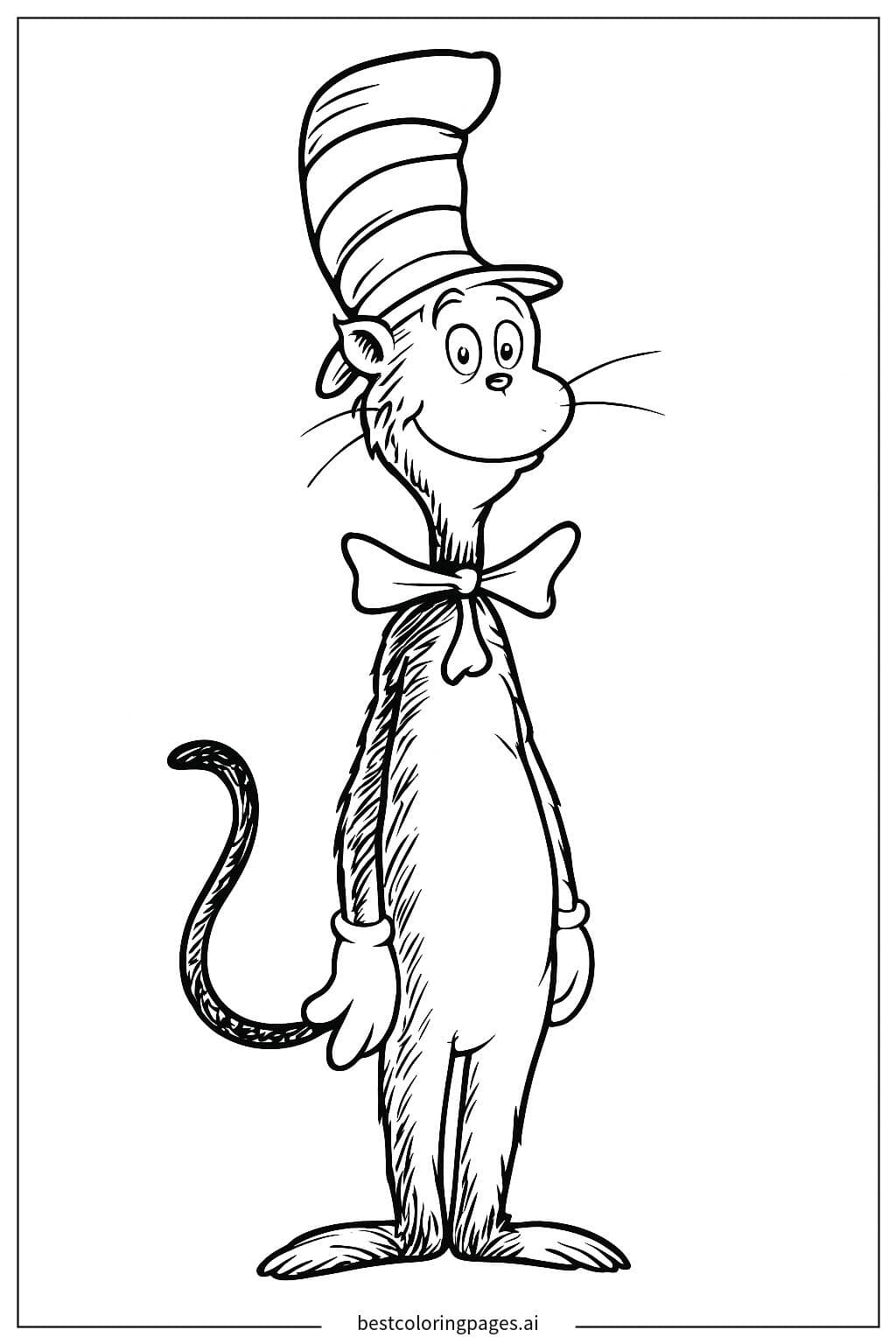 The Cat in the Hat Smiling