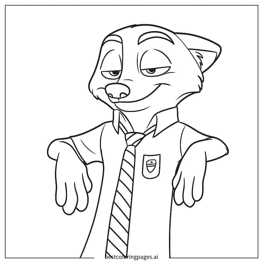 The Cool Fox in Uniform