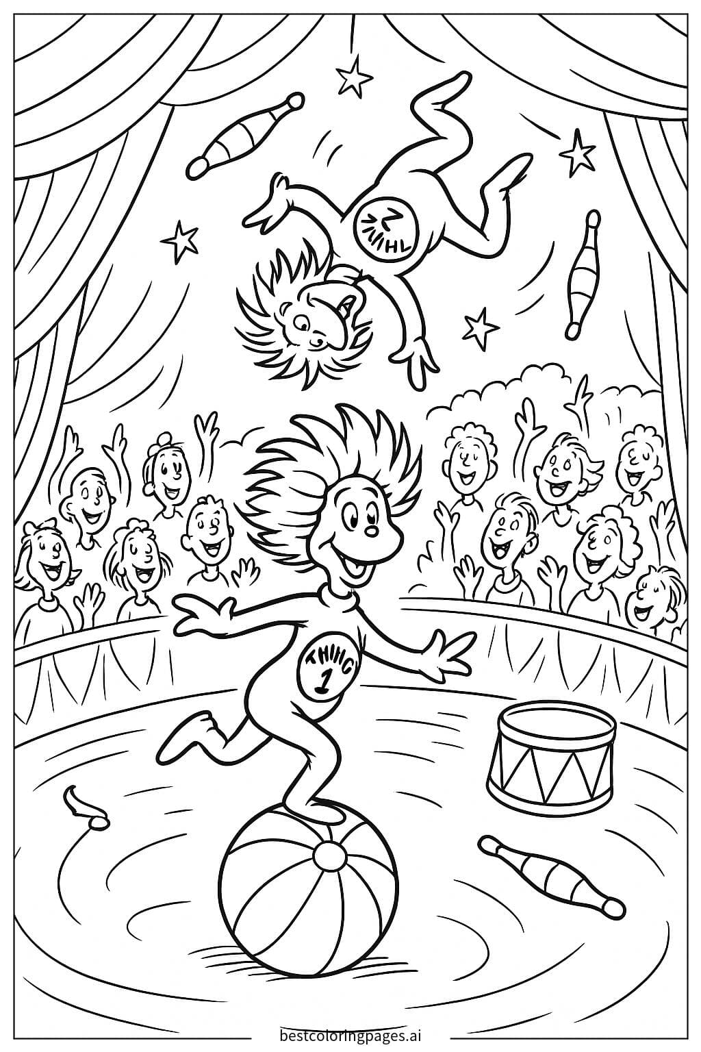 Thing 1 and Thing 2 at the Circus