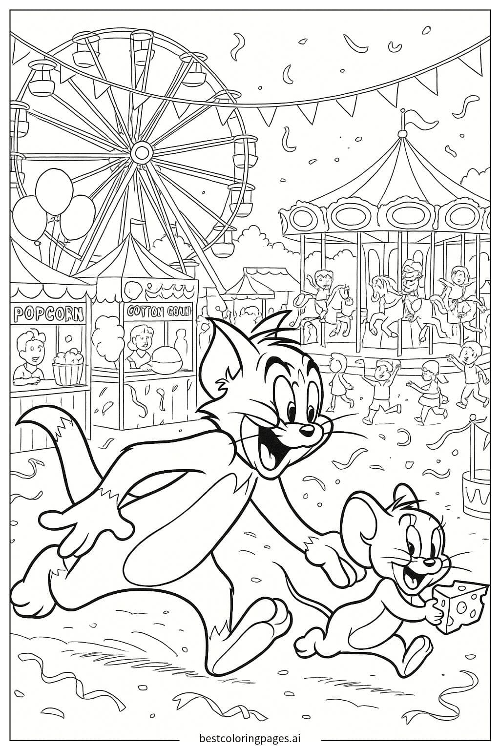 Tom and Jerry at the Carnival