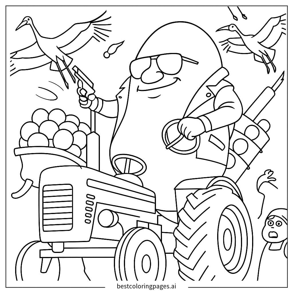 Tractor Adventures with Birds