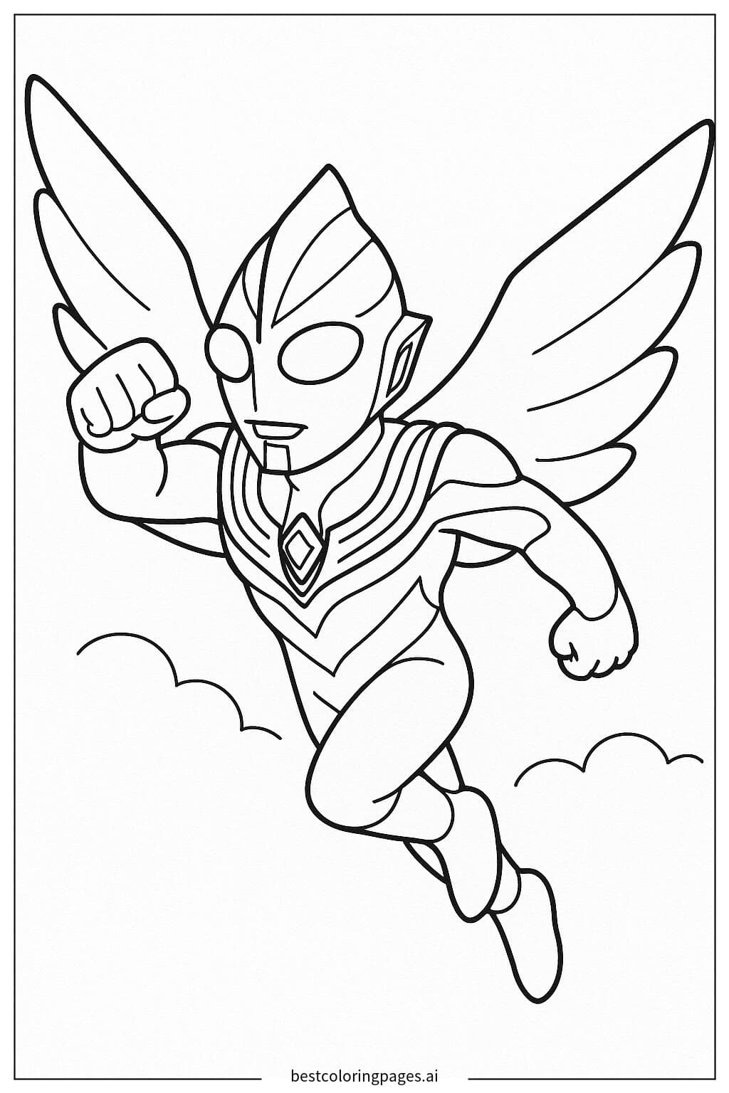 อุลตร้าแมนทีก้ากำลังบิน