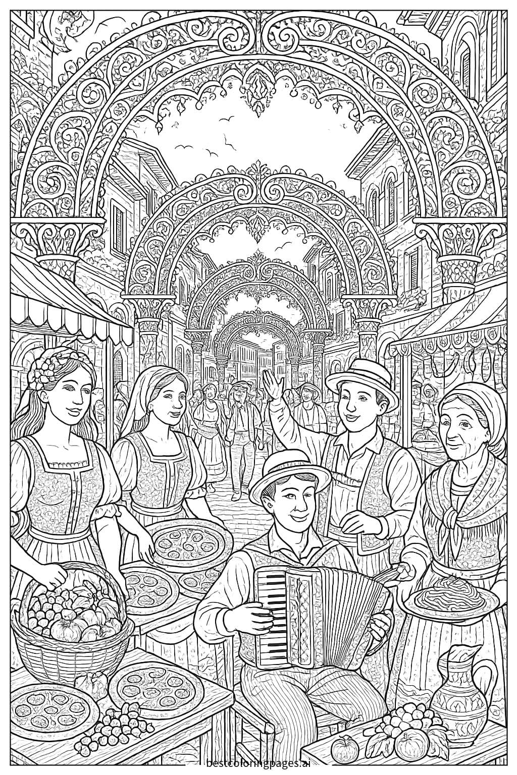 Vibrant Italian Street Festival