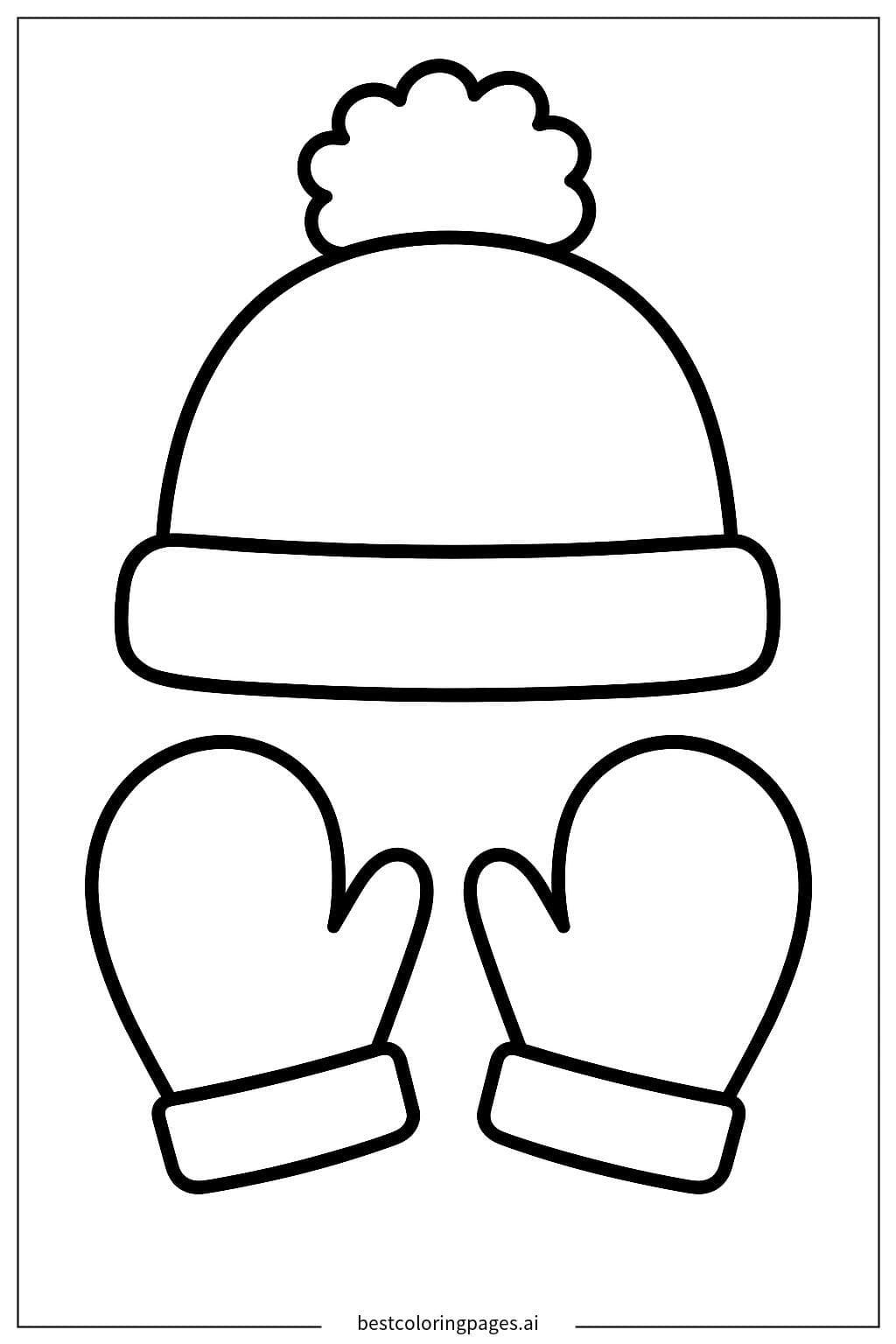 Cozy Winter Hat and Mittens