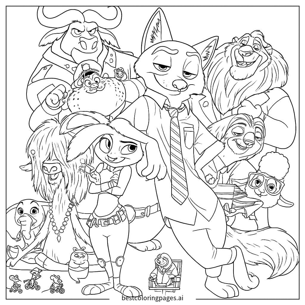 Zootopia Characters United