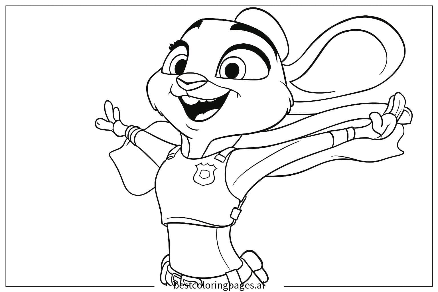 Fondo de la película Zootopia con Judy Hopps