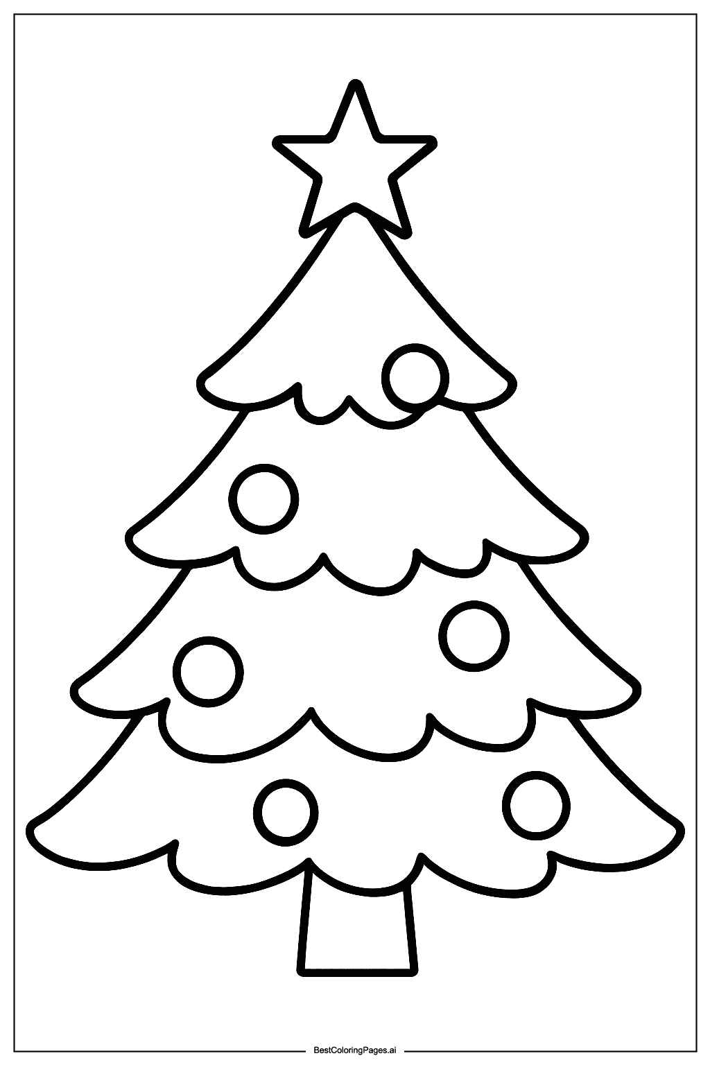 Christmas tree with ornaments