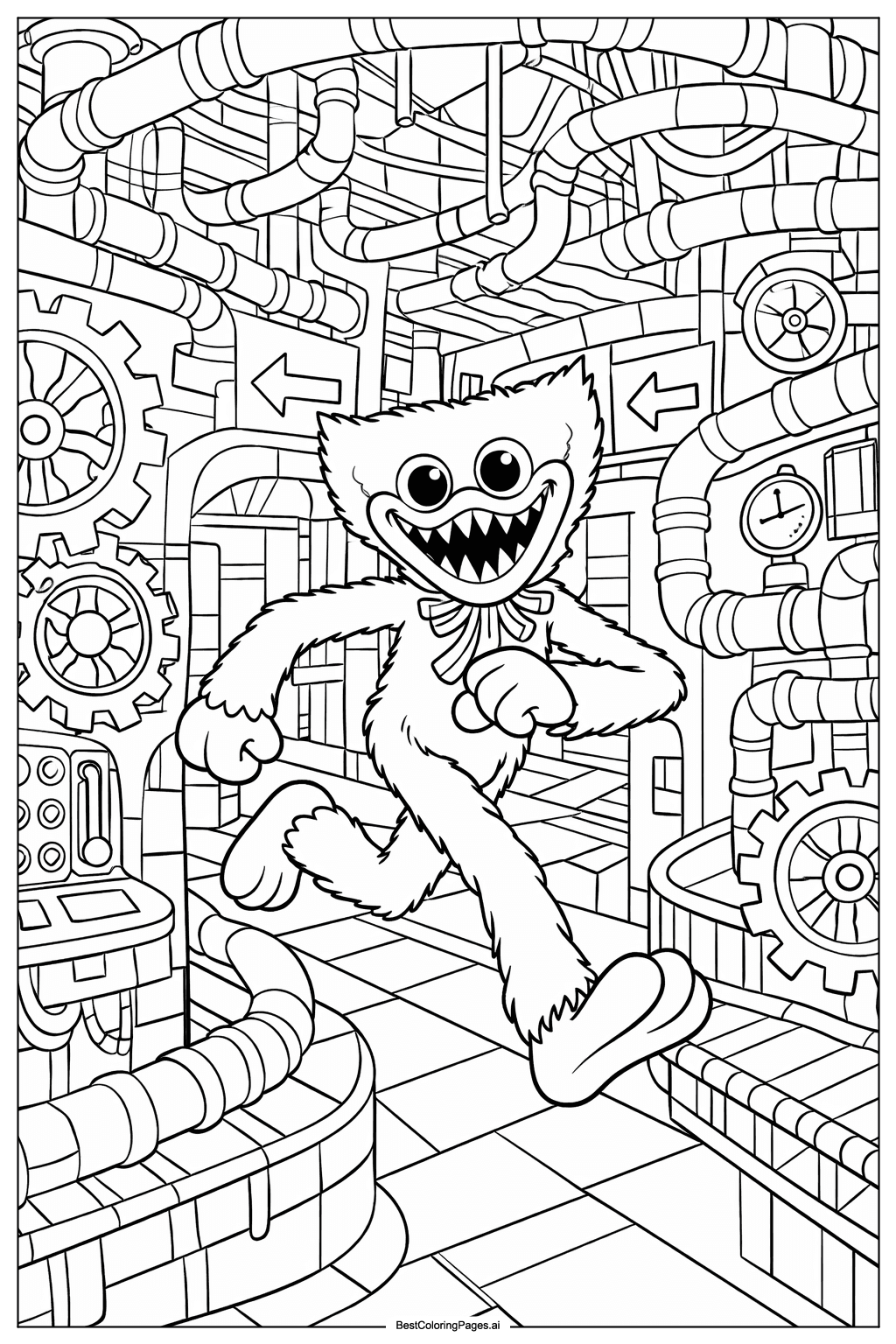 Poppy playtime escaping maze