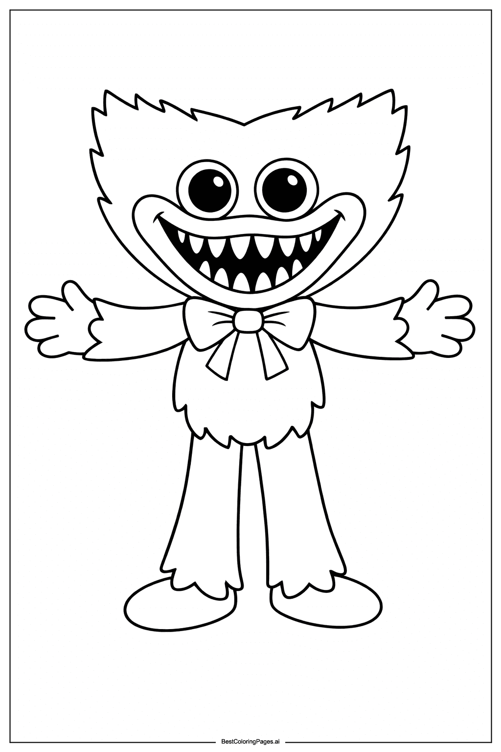 Poppy playtime smiling