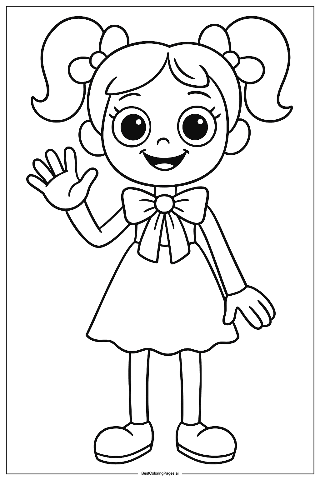 Poppy playtime waving hand