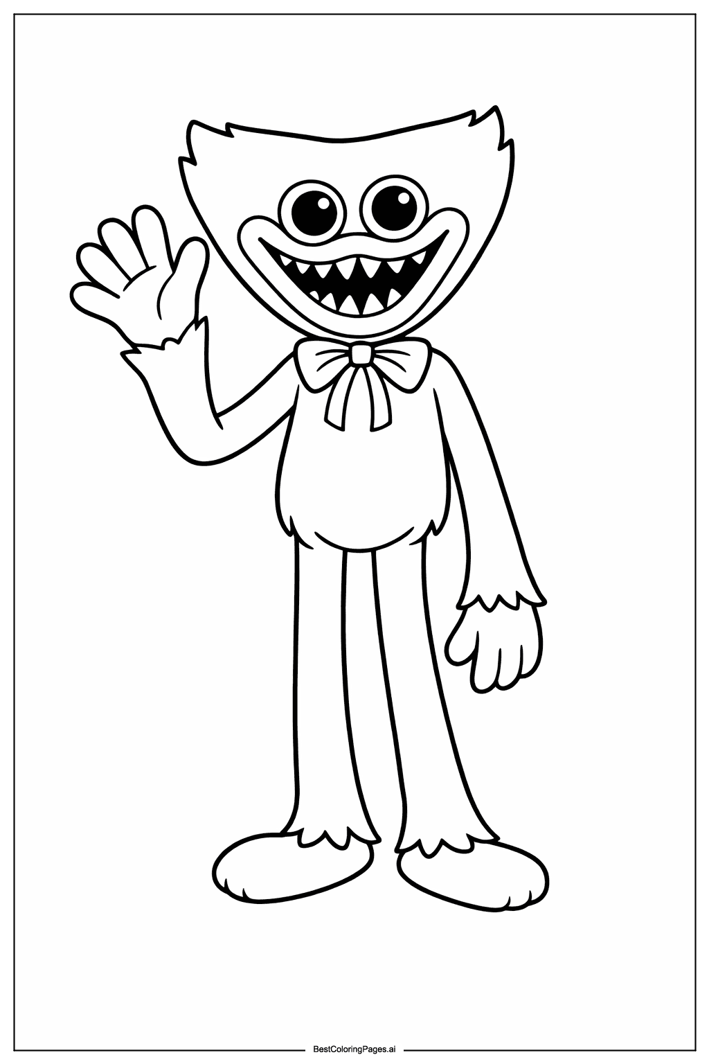 Poppy playtime waving