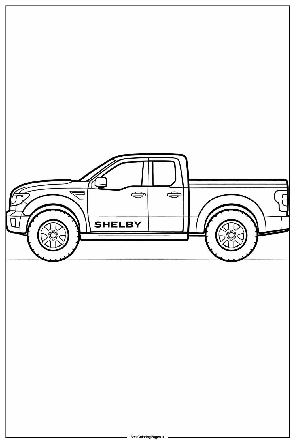 Shelby truck side view