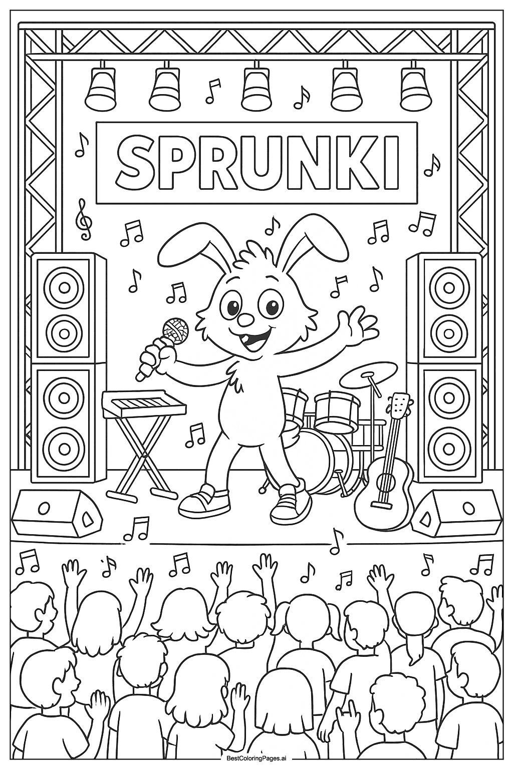 Sprunki at music festival
