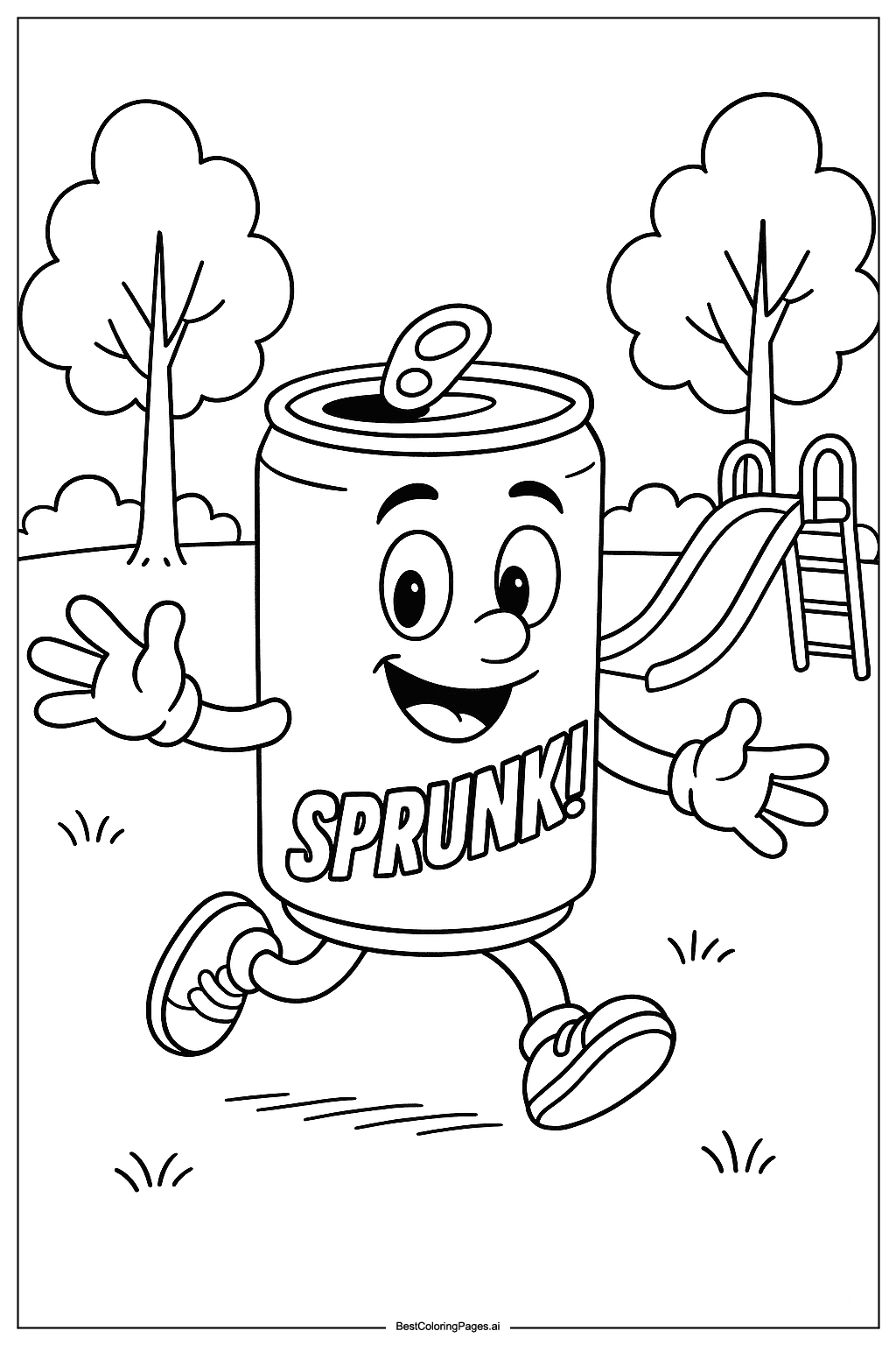 Sprunki playing in park