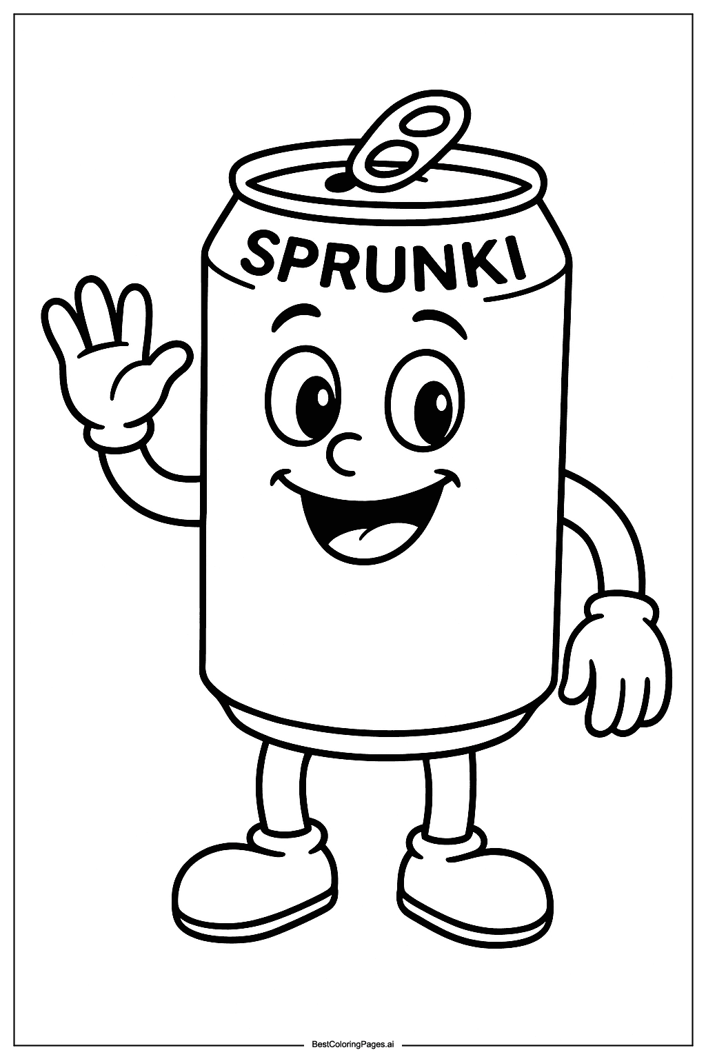 Sprunki waving hand