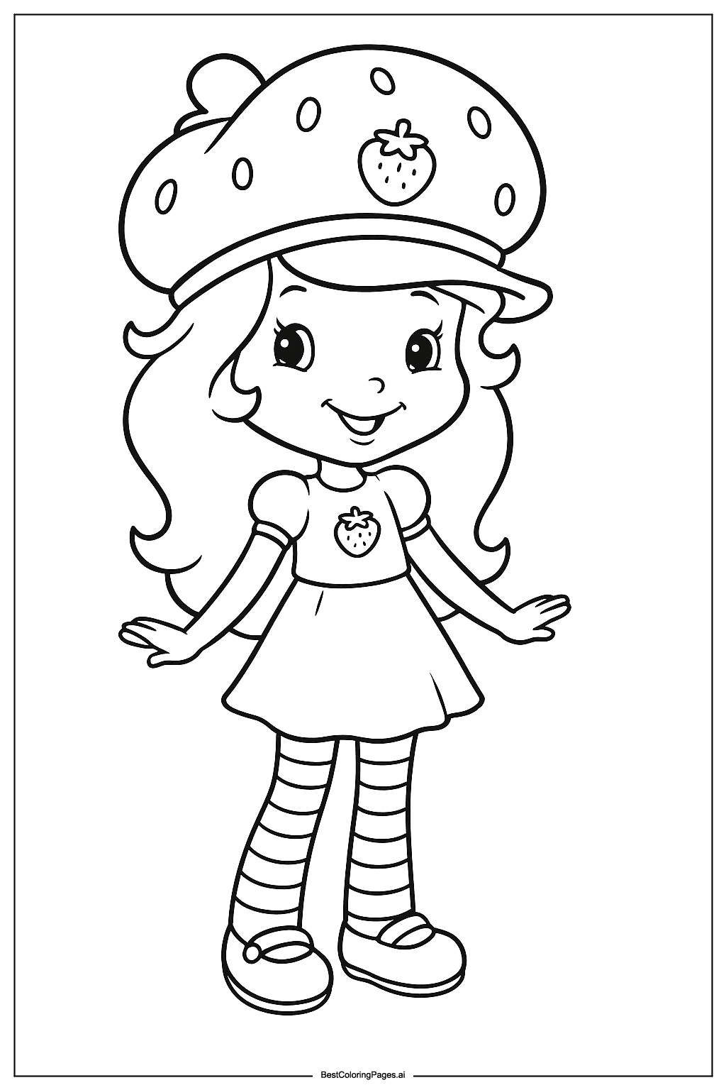 Strawberry Shortcake smiling