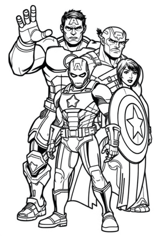 avengers Coloring Pages