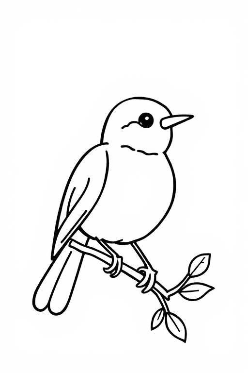 Disegni di uccelli da Colorare