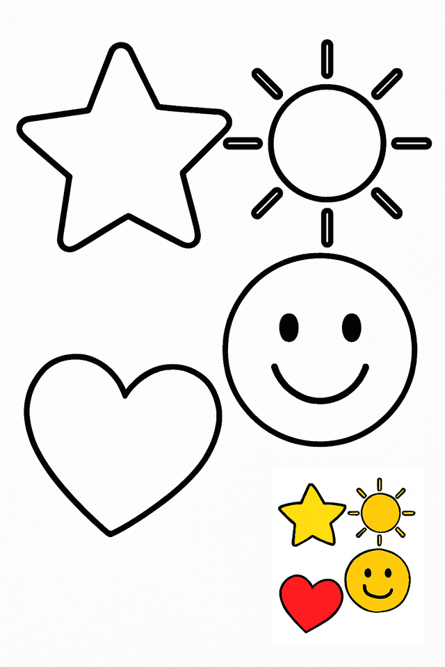Bold and Easy Patterns Coloring Pages