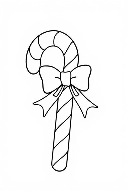 candy cane Coloring Pages