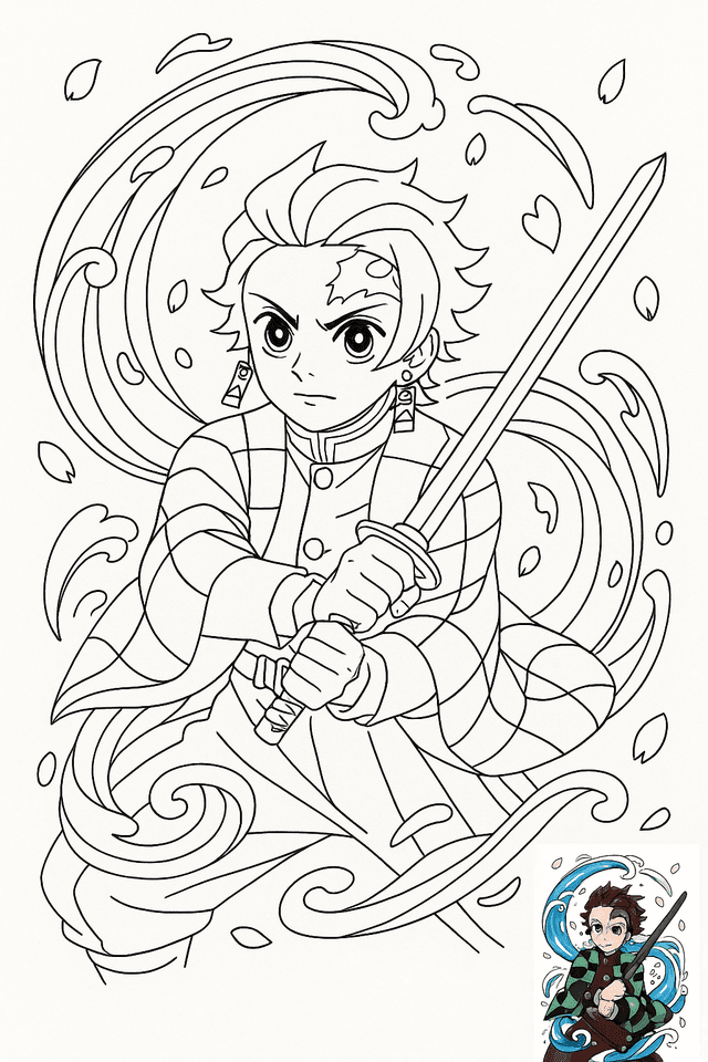 Demon Slayer Coloring Pages