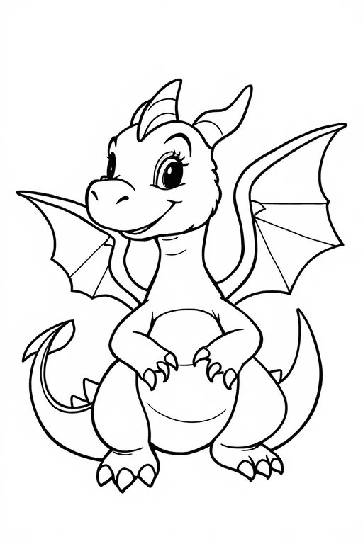 dragon Coloring Pages