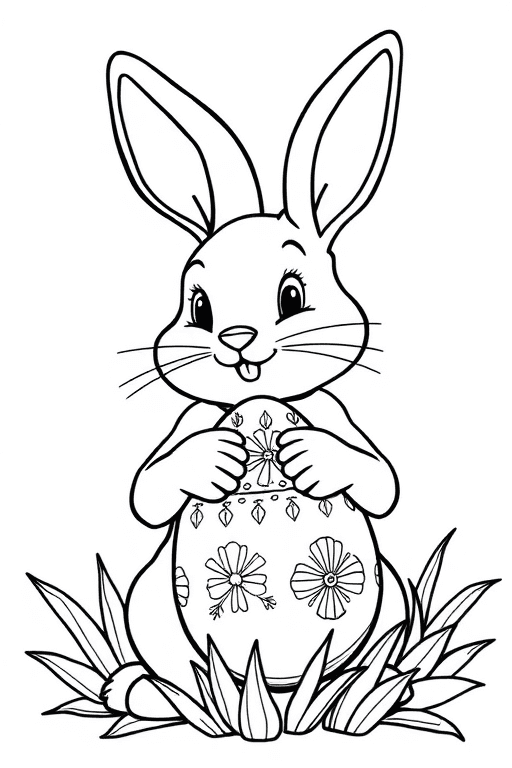 Easter Bunny Coloring Pages