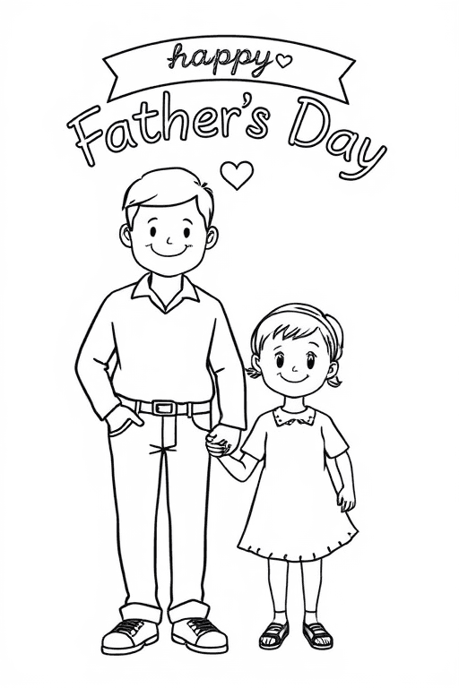 Father's Day Coloring Pages