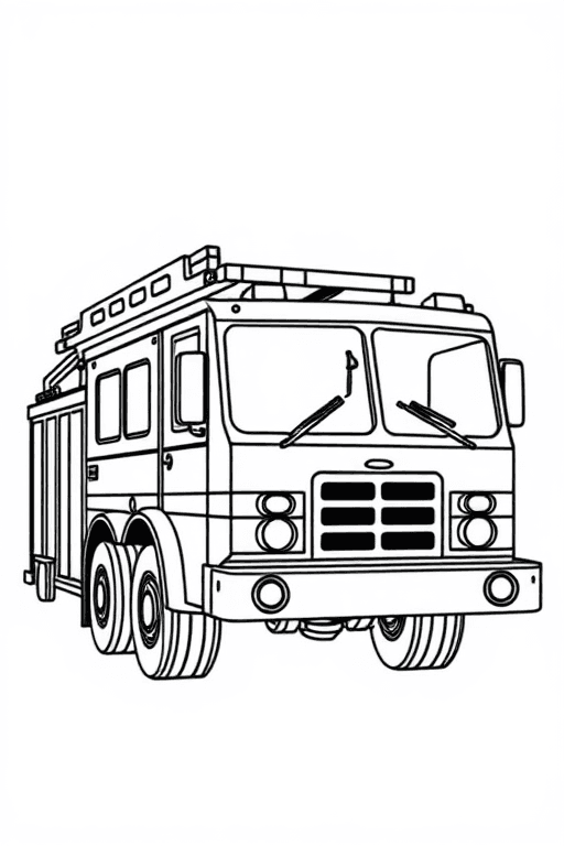 fire truck Coloring Pages