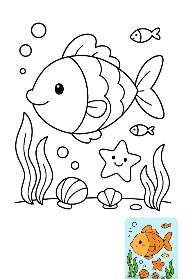 Fish Coloring Pages